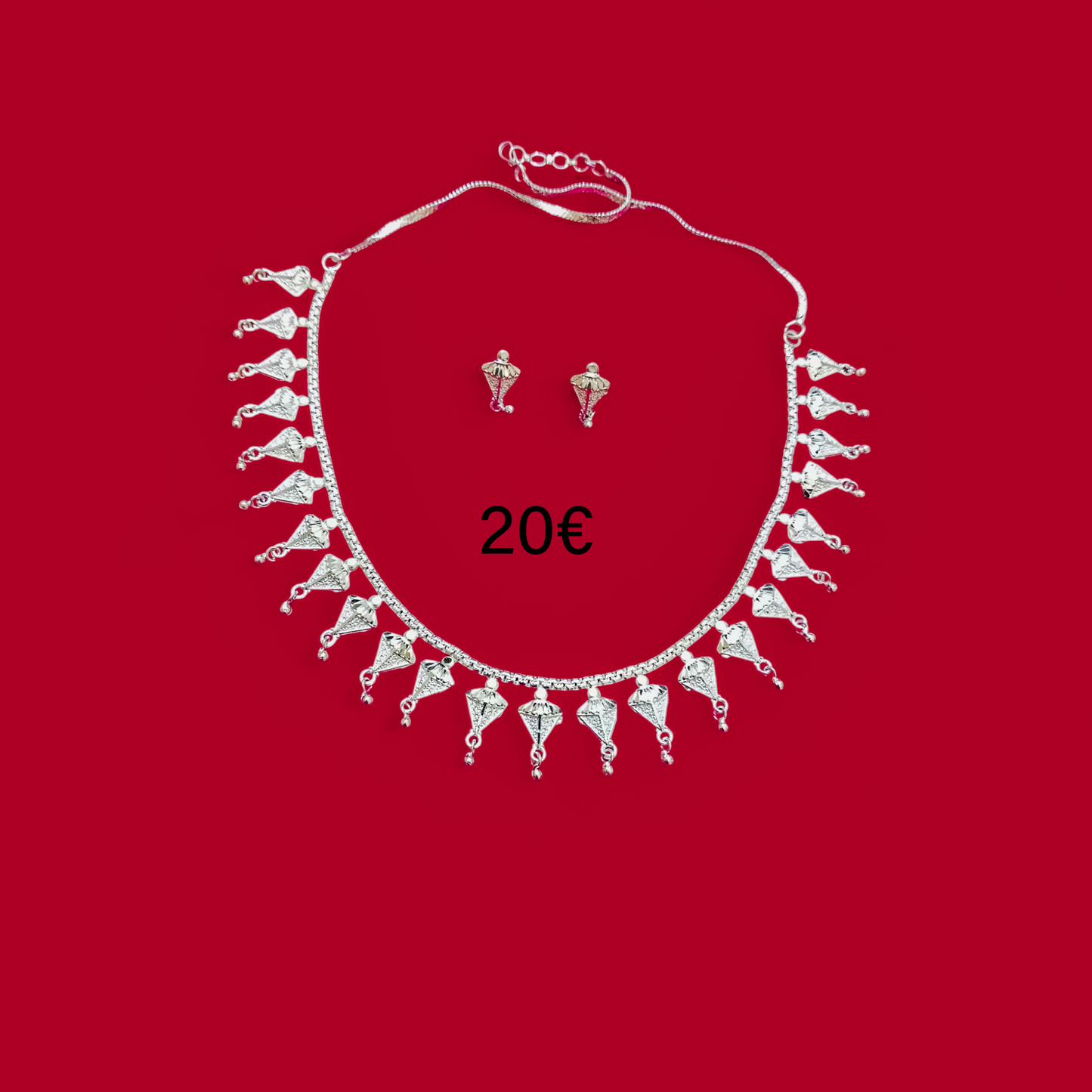 Parure plaqué argent