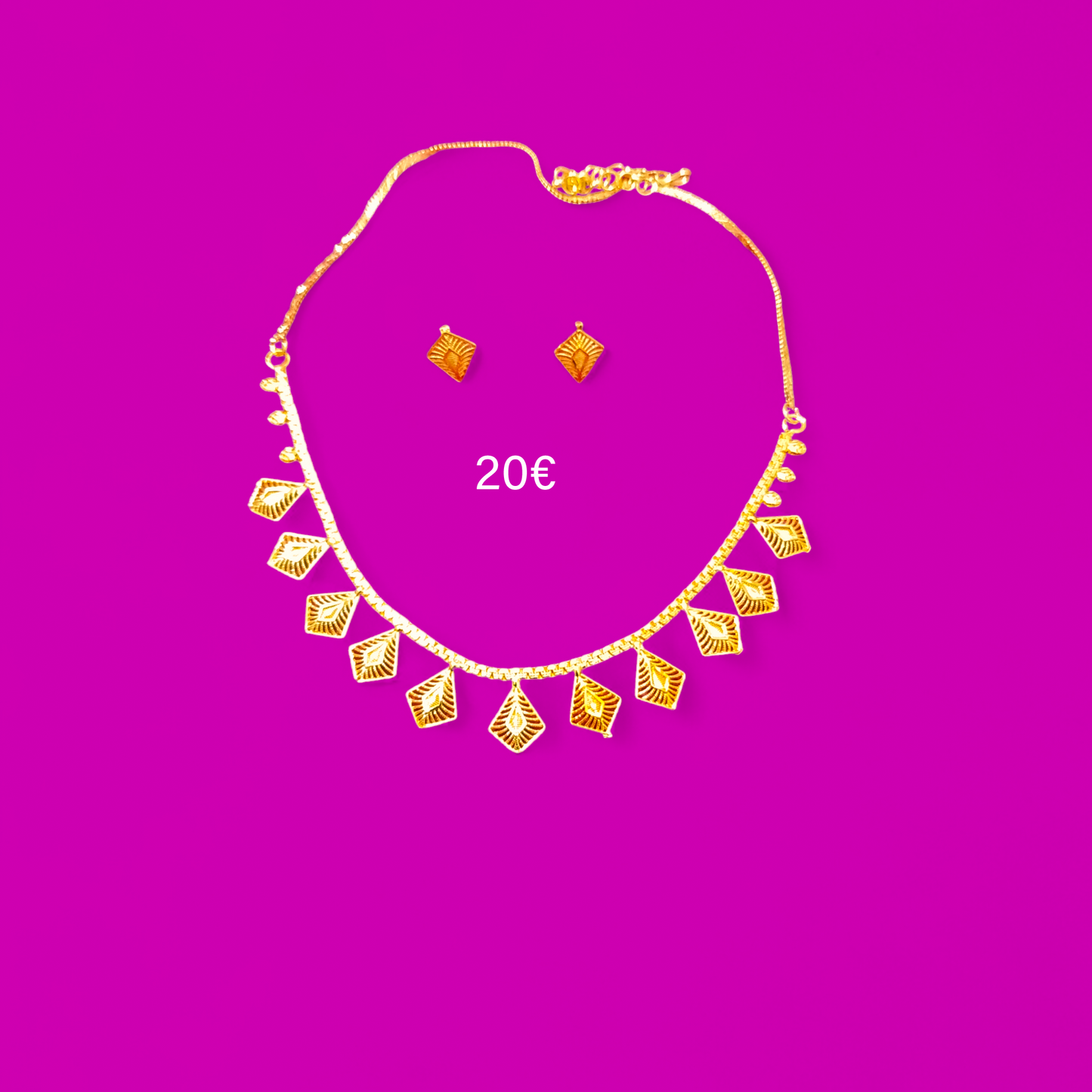 Parure plaqué or 10