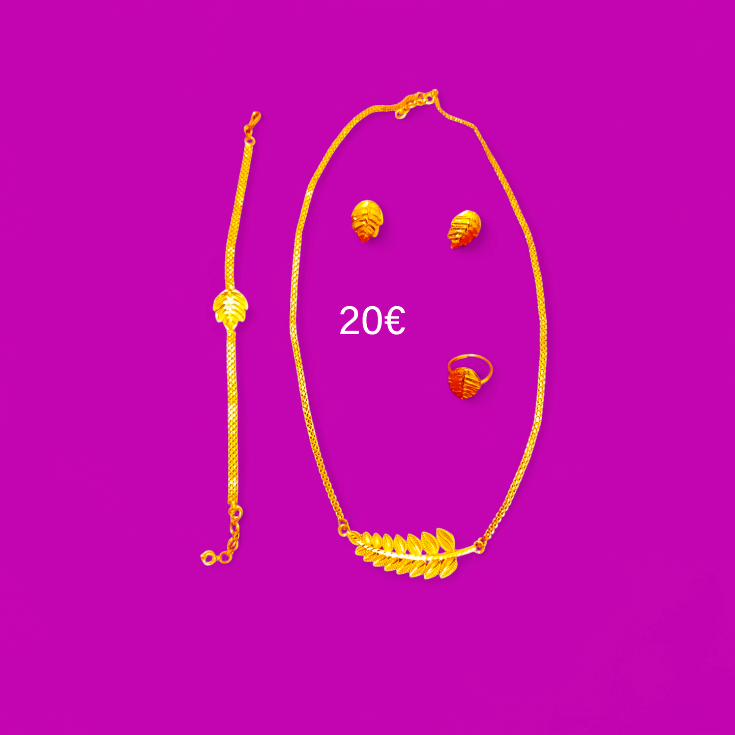 Ensemble quatre pièces feuille