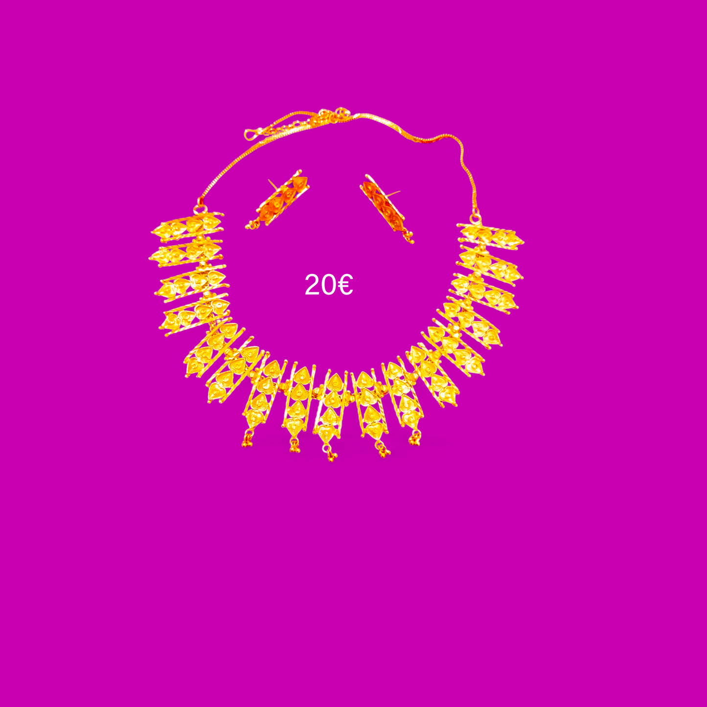 Parure plaqué or 19