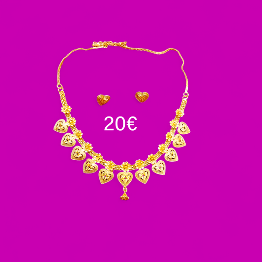 Parure plaqué or 8