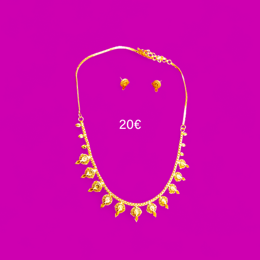 Parure plaqué or 12